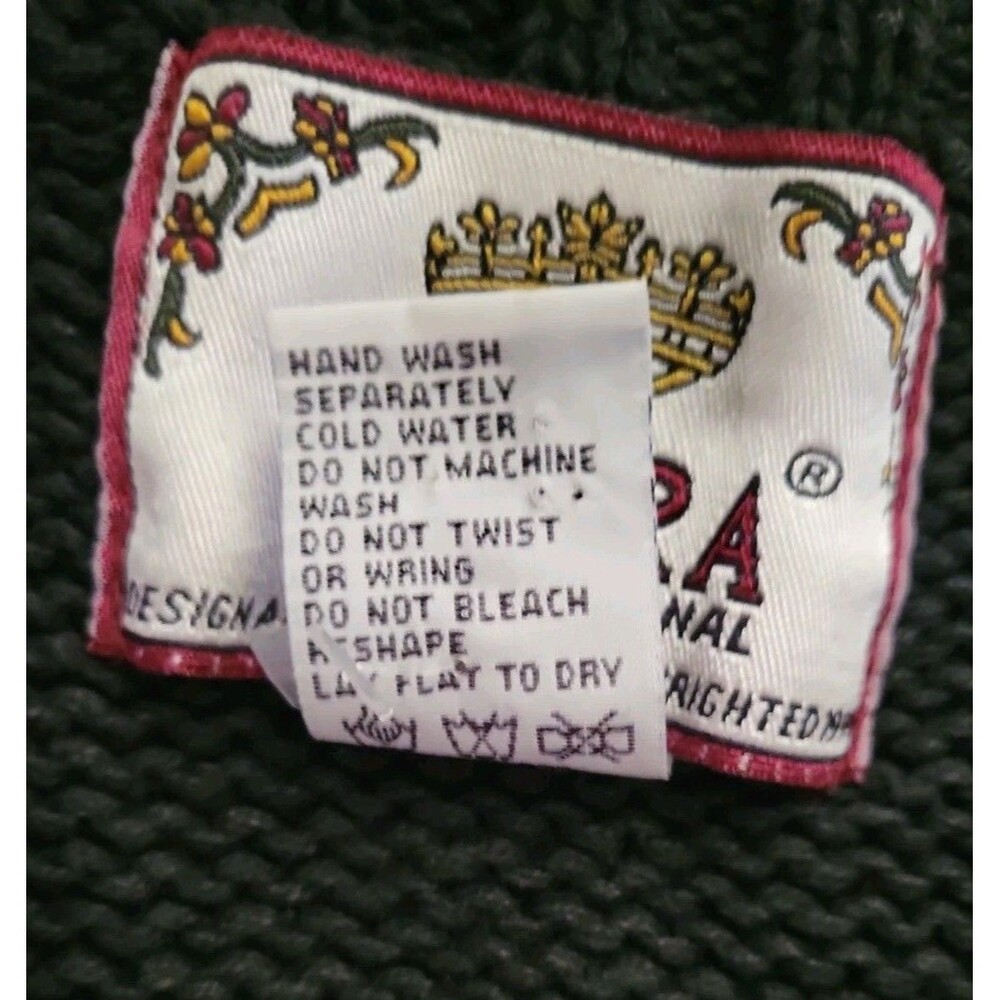 Vintage Tiara Cottage Embroidered Knit Sweater Vest Halloween Women's Large 90's - Picture 8 of 9